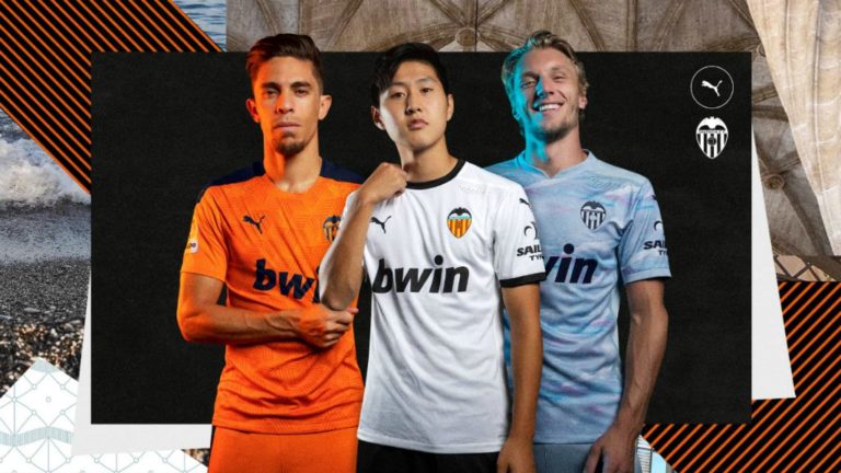Nacido de la valentía: Valencia estrena sus camisetas 2020-21