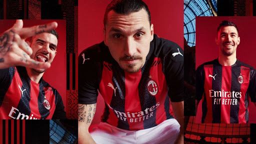 La conexión con la arquitectura de la camiseta 2020-21 del AC Milan