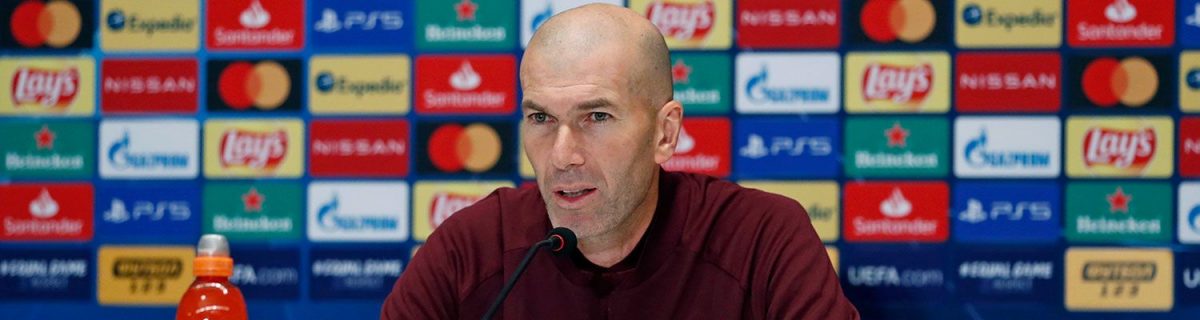 Zidane: “Es el partido más importante del grupo, son tres puntos para pasar de fase”